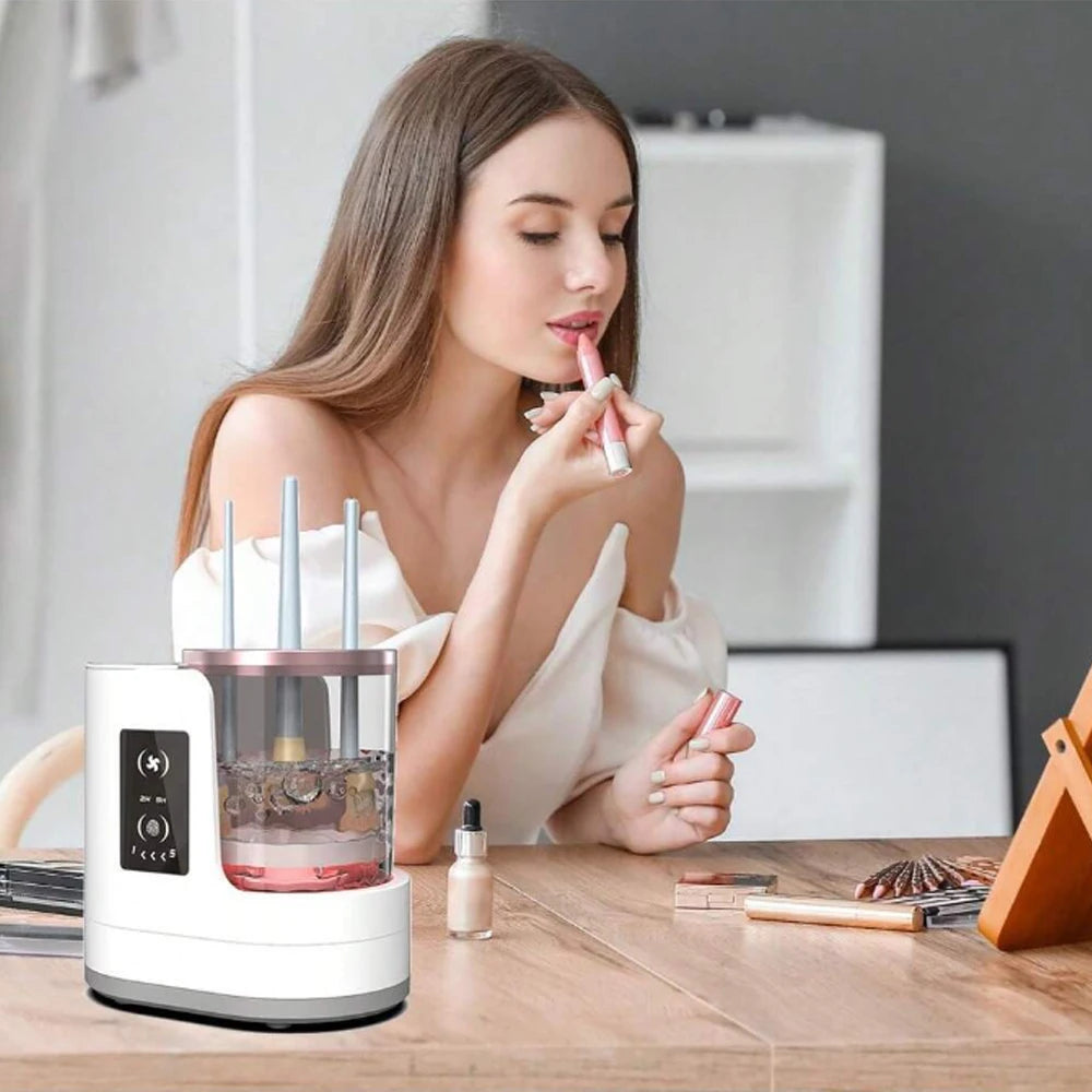 Elevate Your Beauty Routine with Our Exclusive Electric Makeup Brush Cleaner - Perfect Valentine's Day Gift for Her!
