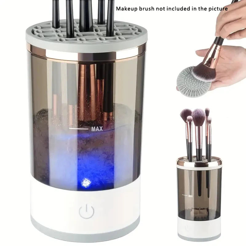 USB Rechargeable Electric Makeup Brush Cleaner - Quick, Portable & Efficient Brush Cleaning Solution