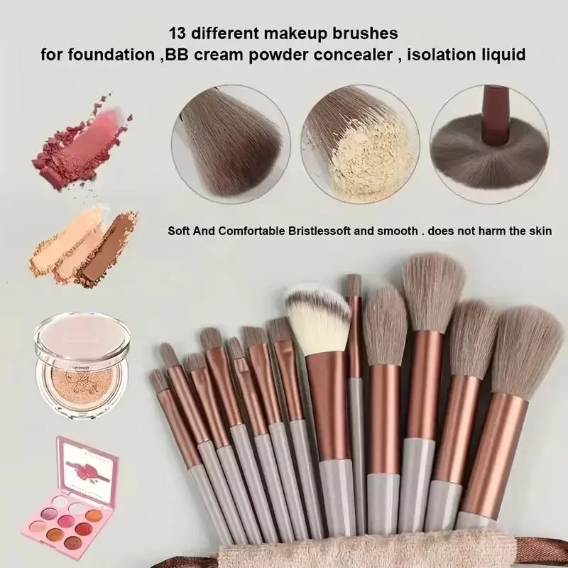 Makeup Brush Set Soft Fluffy Professiona Cosmetic Foundation Powder Eyeshadow Kabuki Blending Make up Brush Beauty Tool Makeup