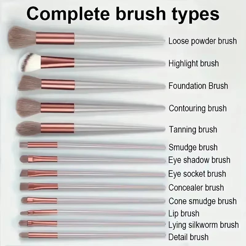 Makeup Brush Set Soft Fluffy Professiona Cosmetic Foundation Powder Eyeshadow Kabuki Blending Make up Brush Beauty Tool Makeup